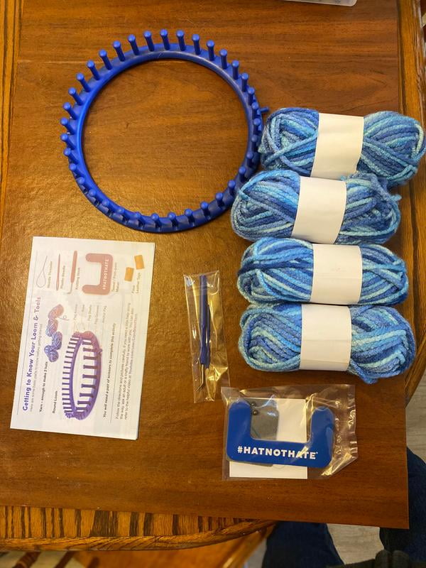 Anti-bullying Quick Knit Hat Loom Kit for all ages 