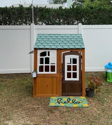 garden view outdoor playhouse