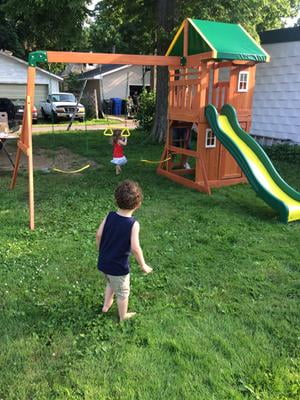 Oakmont swing set model cheap 65114