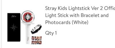 Stray Kids Officiële Light Stick Ver.2 Out Box Light Sticker Garantie Strap Tracking Verzegeld