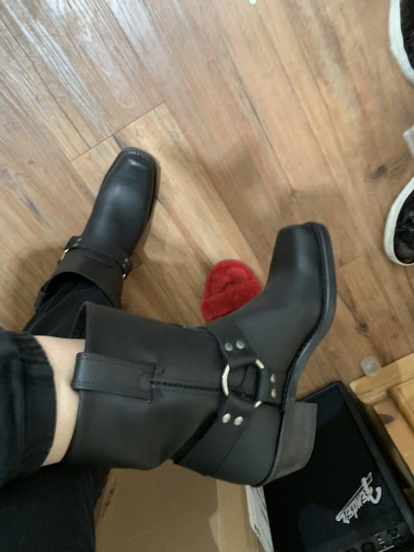 Frye Women HARNESS 8R BLACK/OILED LEATHER SHORT BOOT - Walmart.ca