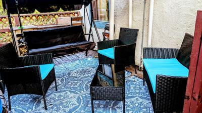 Customer reviews for Gymax 4PCS Patio Rattan Conversation