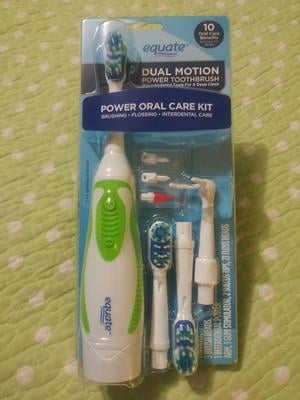 equate dual motion power toothbrush