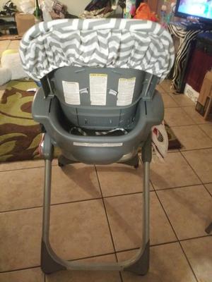 NoJo Baby Seat High Chair Cover Pad Chevron Gray Walmart
