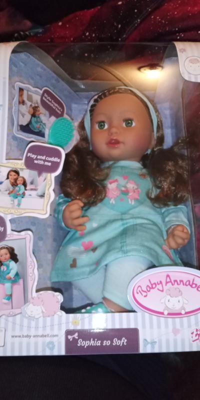 baby annabell sophia so soft doll