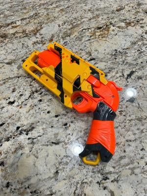 Nerf Hammershot Zombie Strike Blaster for Kids, Includes 5 Zombie