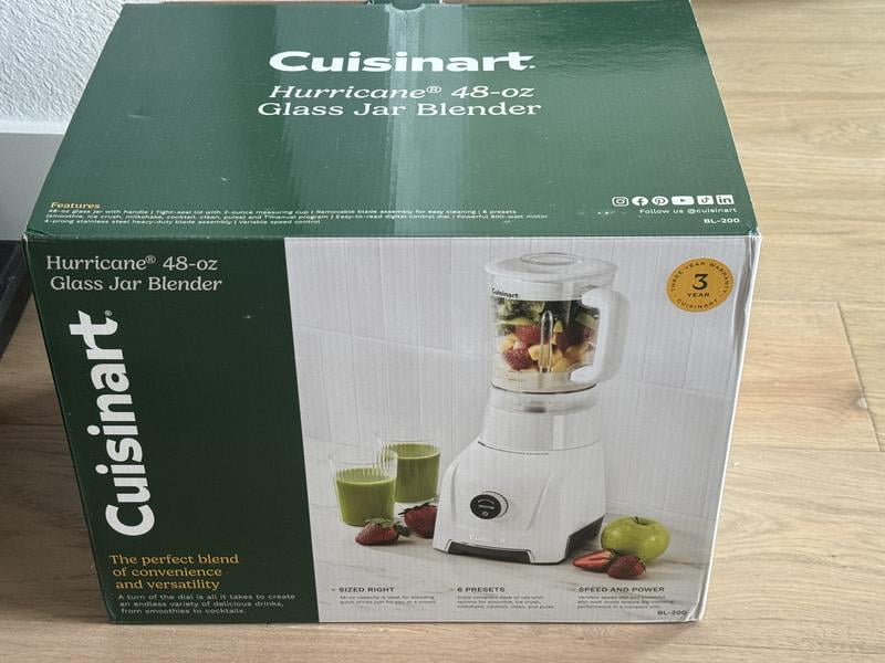 Customer reviews for Cuisinart Hurricane 48 oz Glass Jar Blender