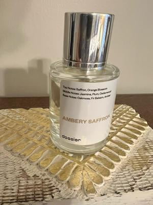 Dossier Ambery Saffron Eau De Parfum, Inspired by Mfk's Baccarat