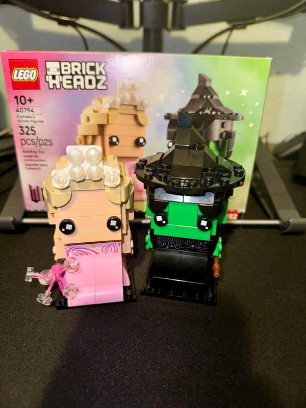 LEGO BrickHeadz Elphaba & Glinda Figures Set 40794 - Walmart.com