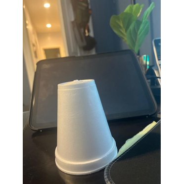 WinCup 8 Oz Foam Cups – Styrofoam, Disposable, White – 1000 Count Bulk Pack