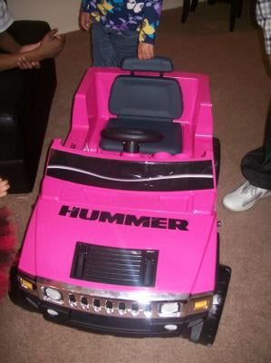 pink hummer power wheels