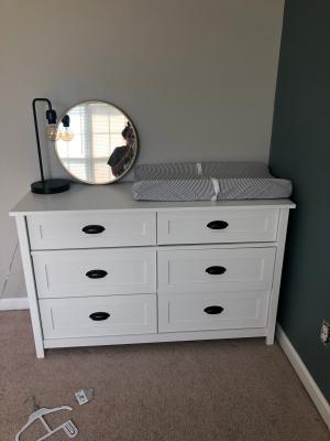 Better Homes And Gardens Lafayette Dresser White Finish Walmart Com