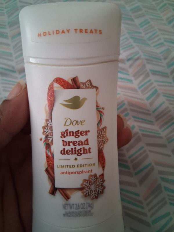 Dove Beauty Limited Edition Holiday Treat Antiperspirant Deodorant - Travel  Size - Gingerbread Delight - 2.6oz - Walmart.com
