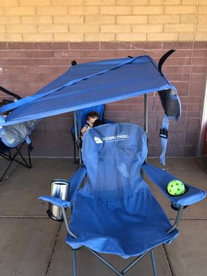 soccer chairs with shade
