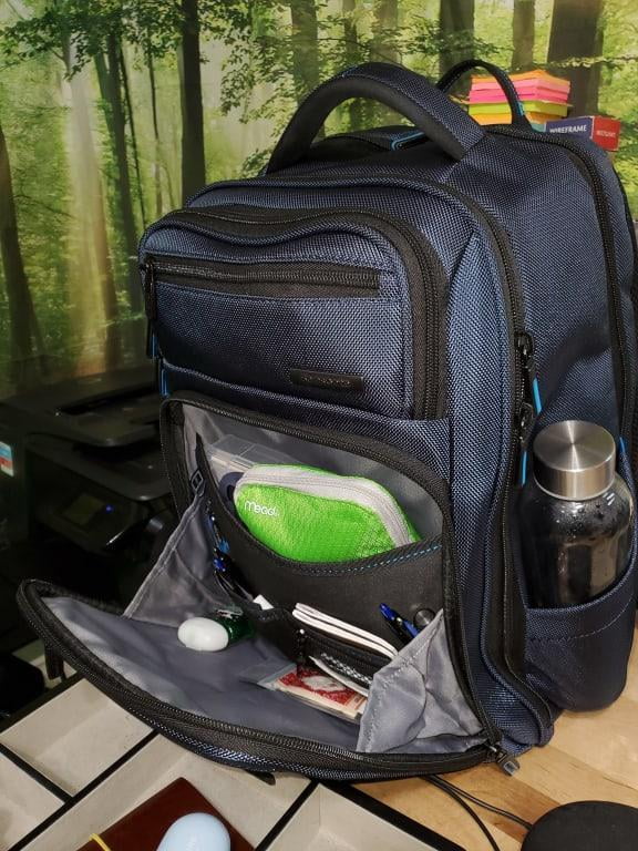 samsonite novex perfect fit laptop backpack black