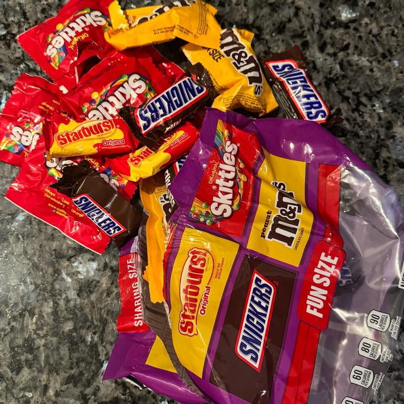 M&M's, Snickers, Skittles Variety Mix, Assorted Fun Size Candy