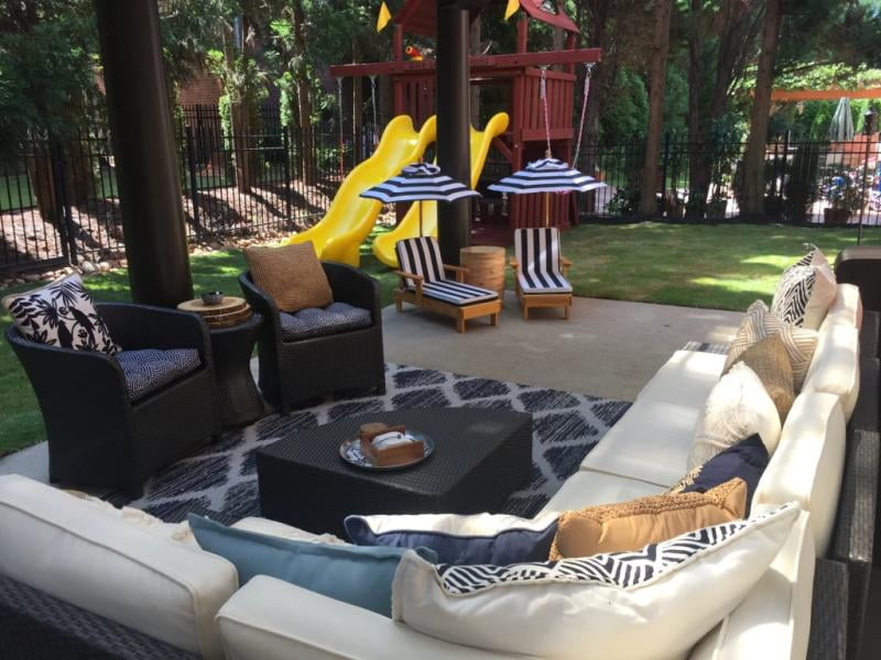 kidkraft outdoor chaise with umbrella costco