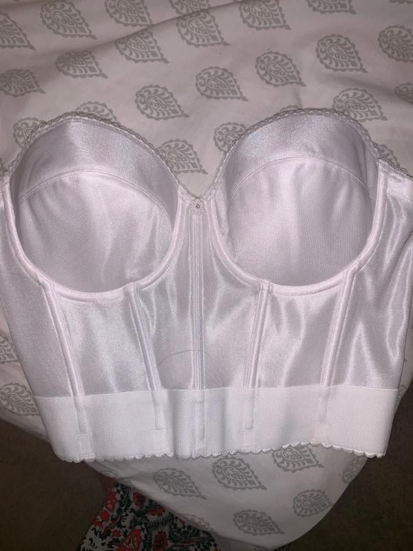 Dominique Noemi Women's Backless Strapless Longline Bustier Bridal