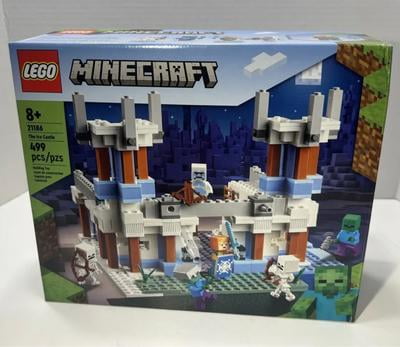 LEGO Minecraft The Ice Castle Toy 21186 with Zombie & Skeleton