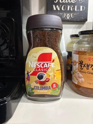 6 pack) NESCAFÉ CLÁSICO Colombia, Medium Roast, Instant Coffee, 6