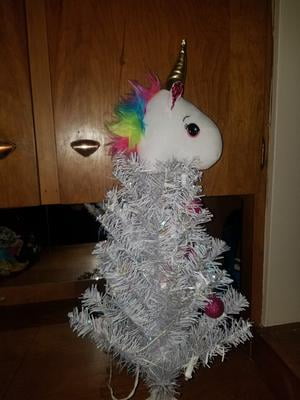 Walmart unicorn christmas tree Clearance