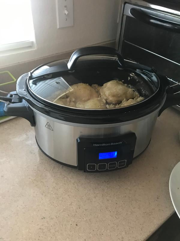 Hamilton Beach Stay or Go 6 Qt. Stainless Steel Slow Cooker - Tahlequah  Lumber