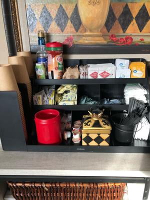 Mind Reader Cup and Condiment Station, Countertop Organizer