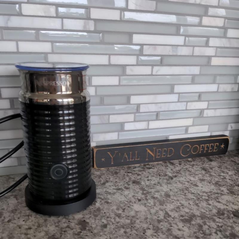 Nespresso Aeroccino 3 Milk Frother, One-Touch Operation