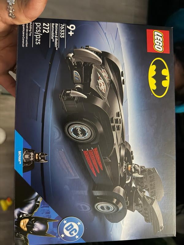 LEGO DC Batman & Robin Batmobile – 272-Piece Super Hero Car