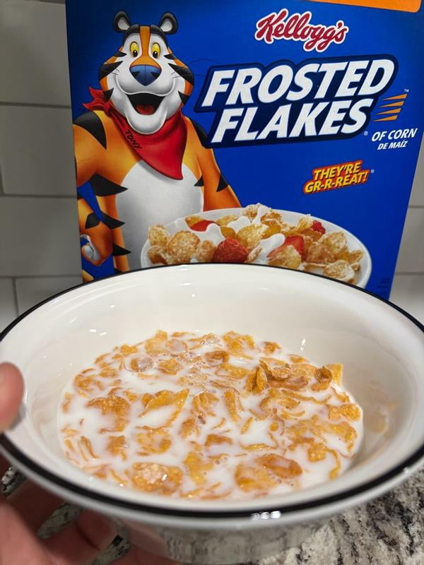Kellogg's Original Frosted Flakes Breakfast Cereal, 15 Oz