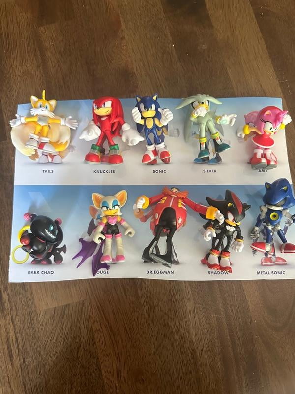 Sonic The Hedgehog Friends & Rivals Tails, Knuckles, Sonic, SIlver