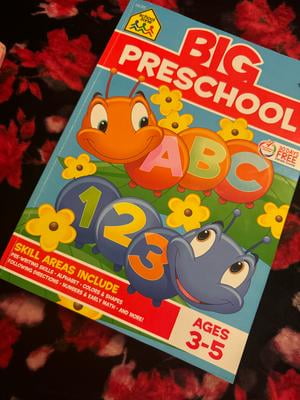 School Zone - Big Preschool Workbook - Ages 3 - 5, Colors, Shapes