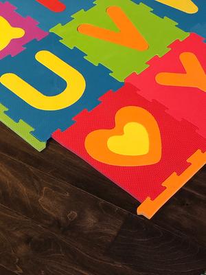 spark create imagine foam shapes puzzle mat