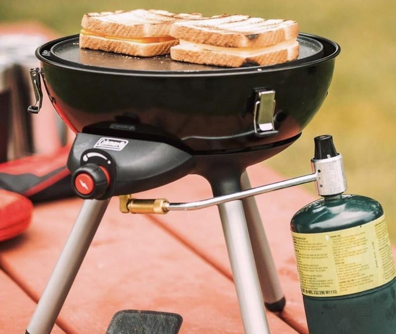 Coleman 4-in-1 Portable Propane Gas Camping Stove, Red - Walmart.com