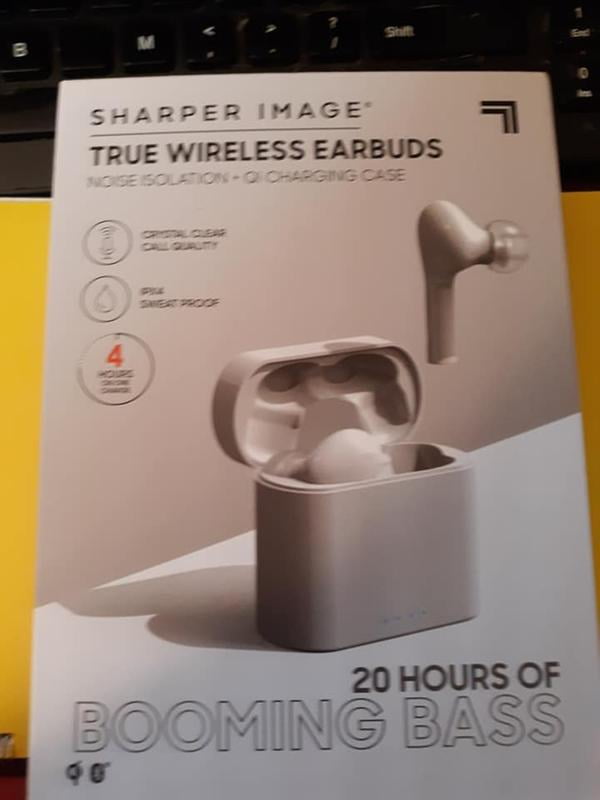 sharper image sound haven wireless earbuds