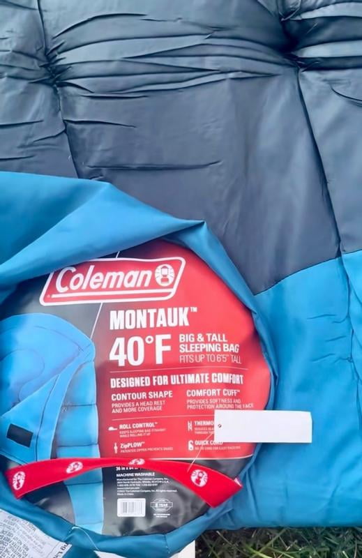 Coleman Lightweight Brazos 30-Degree Thermal Sleeping Bag for Cold