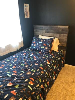 woodland safari bedding