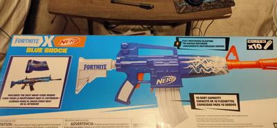 Customer reviews for Nerf Fortnite Blue Shock Dart Blaster, 10