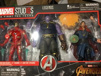 marvel legends three pack thanos