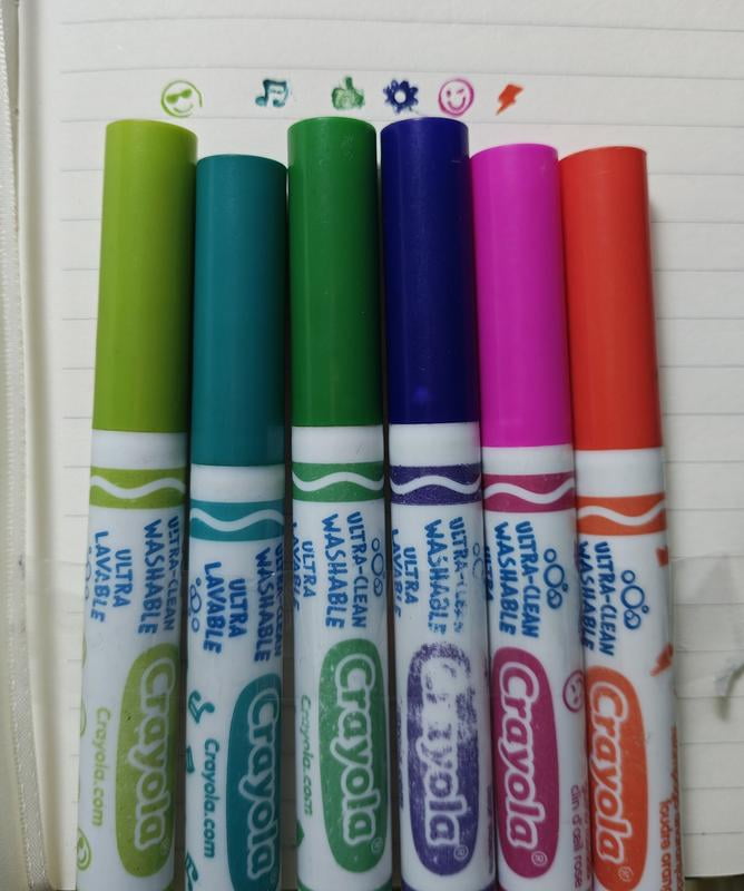 Crayola 10 Count Ultra-Clean Stamper Washable Markers - Walmart.com