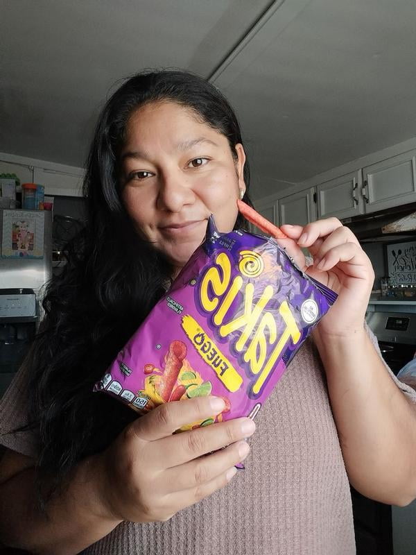 Takis Fuego 17 oz Fiesta Size Bag, Spicy Chili Pepper Lime Rolled