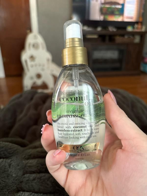 OGX Nourishing + Coconut Oil Weightless Hydrating Hair Mist, 4 fl