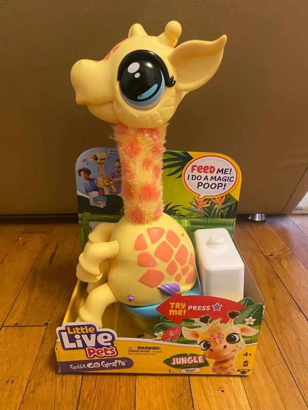 Little Live Pets Gotta Go Giraffe Gigi Interactive Plush Toy