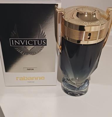 Paco Rabanne Invictus Parfum for Men, Aromatic Aquatic Fragrance