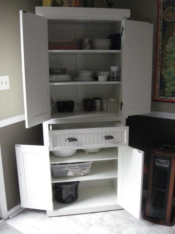 Home Styles Nantucket Pantry White Distressed Walmart Com