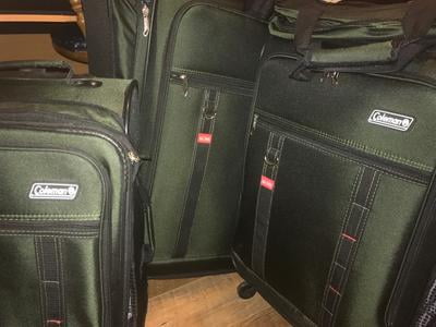 coleman 5 piece luggage set walmart
