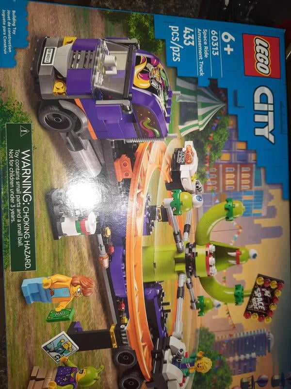 LEGO, Space Ride Amusement Truck 60313, 433 pcs, for Kids 6+