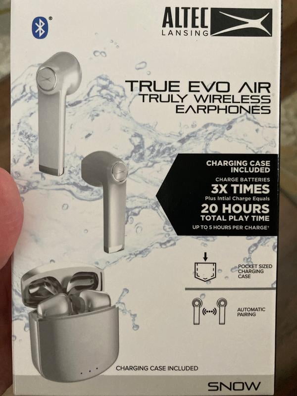 altec lansing true evo air wireless bluetooth earbuds