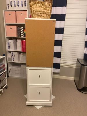 Better Homes Gardens Craftform Craft Tower White Finish Walmart Com Walmart Com