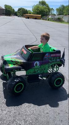 grave digger ride on 24v